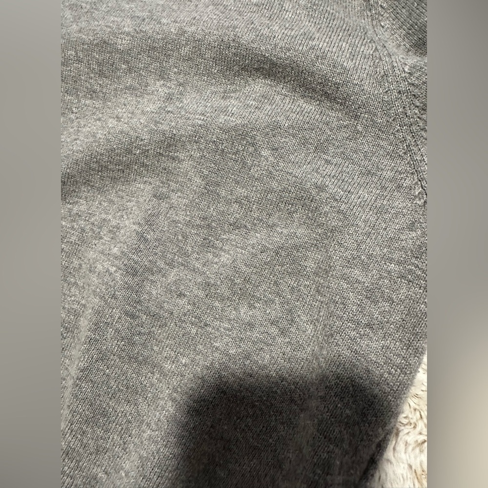 Jos. A. Bank Traveler 100% Pima Cotton Mock Neck Grey Zip-Up Sweater - Picture 8 of 8